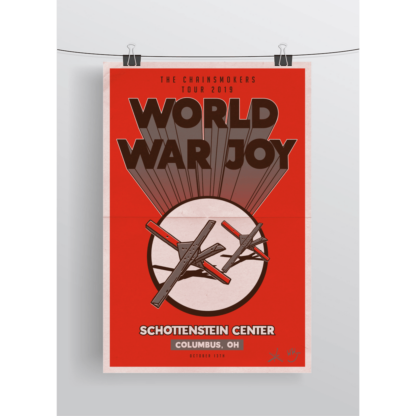 World War Joy Poster