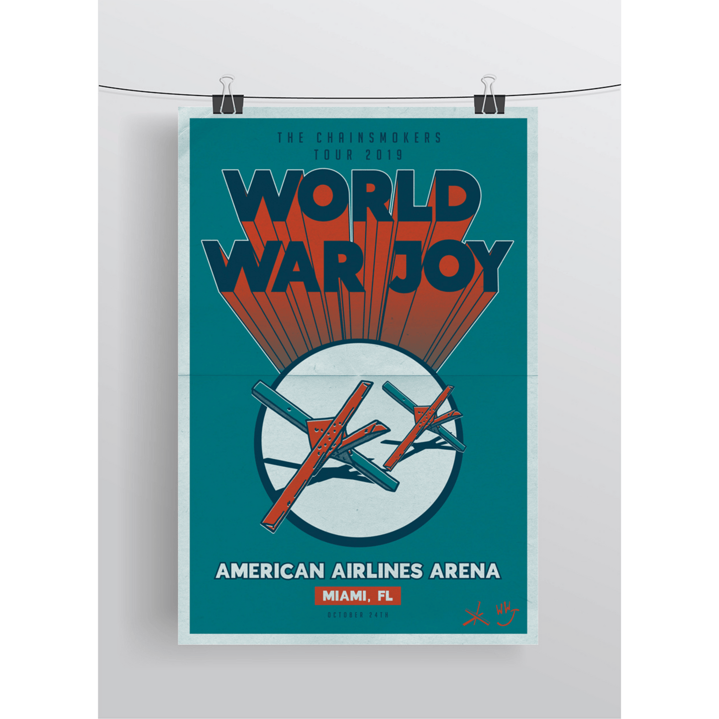 World War Joy Poster