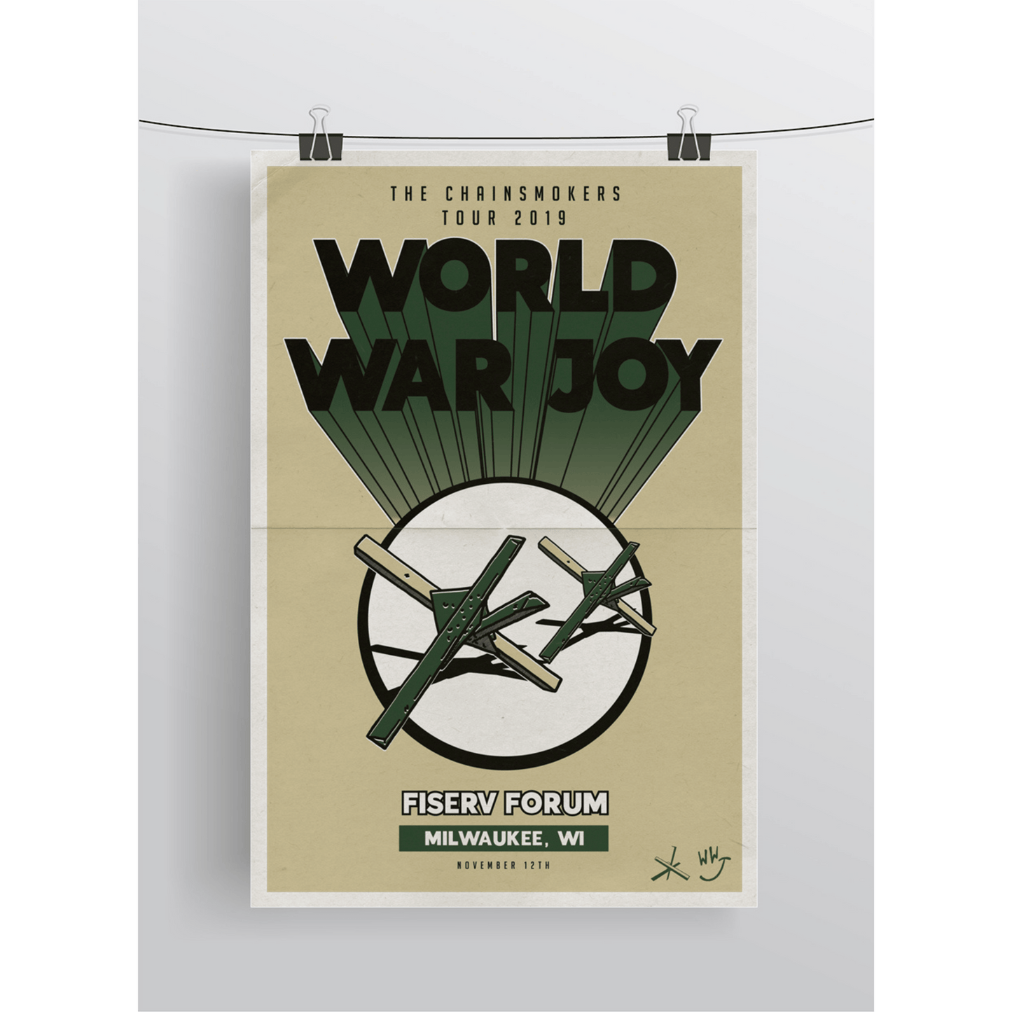 World War Joy Poster
