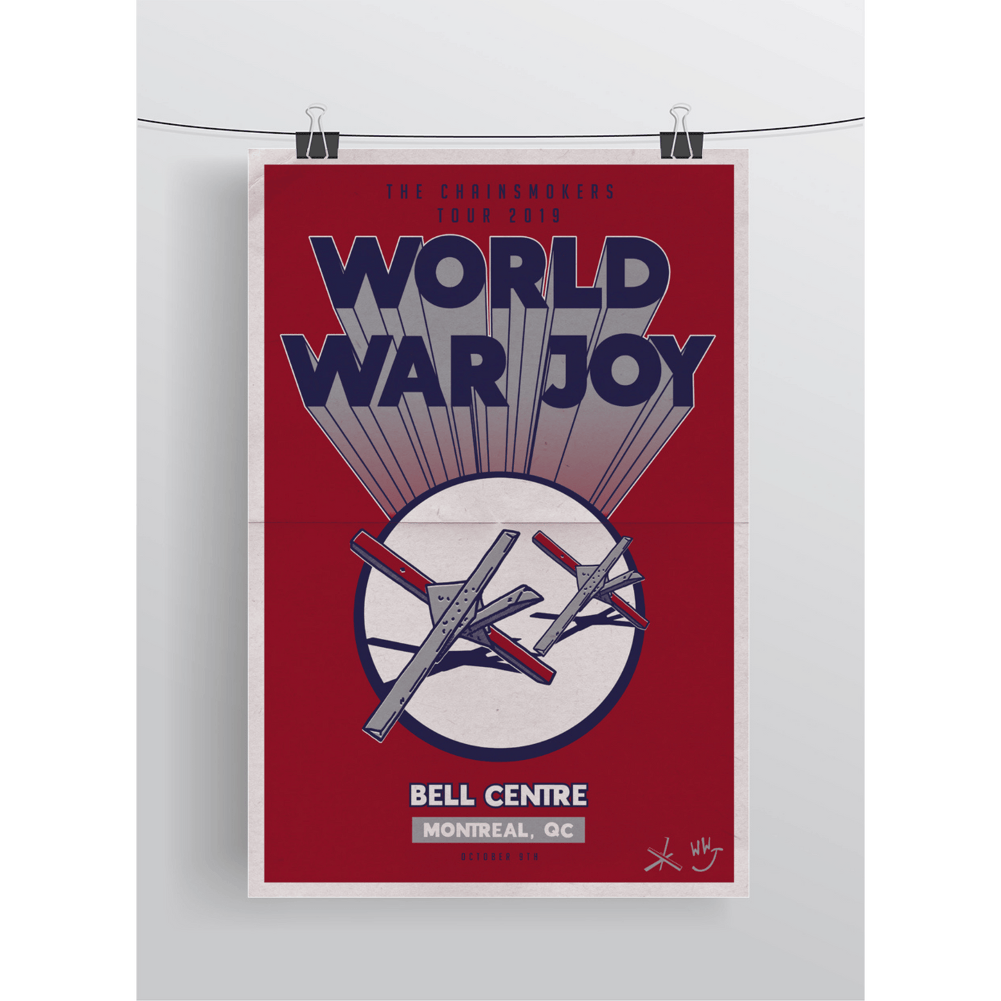 World War Joy Poster