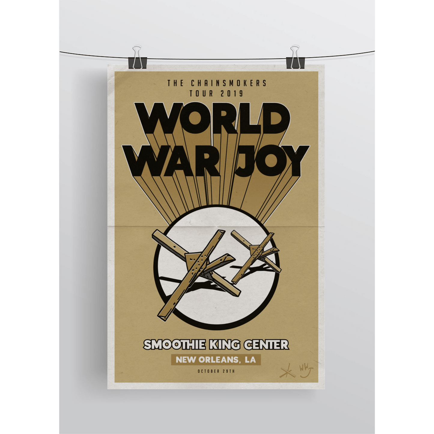World War Joy Poster