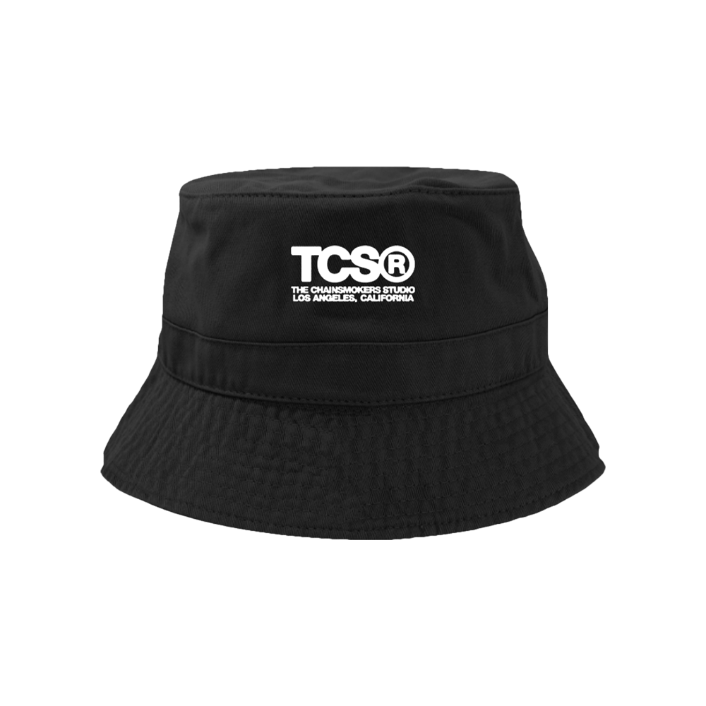 TCS Black Bucket Hat