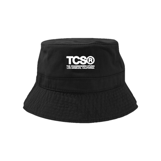 TCS Black Bucket Hat