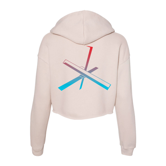 Triad Cropped Hoodie
