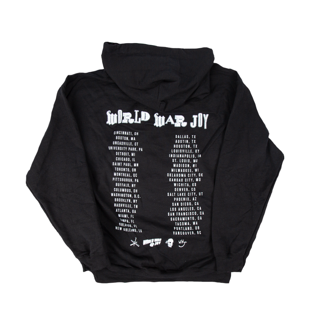 World War Joy Black Hoodie