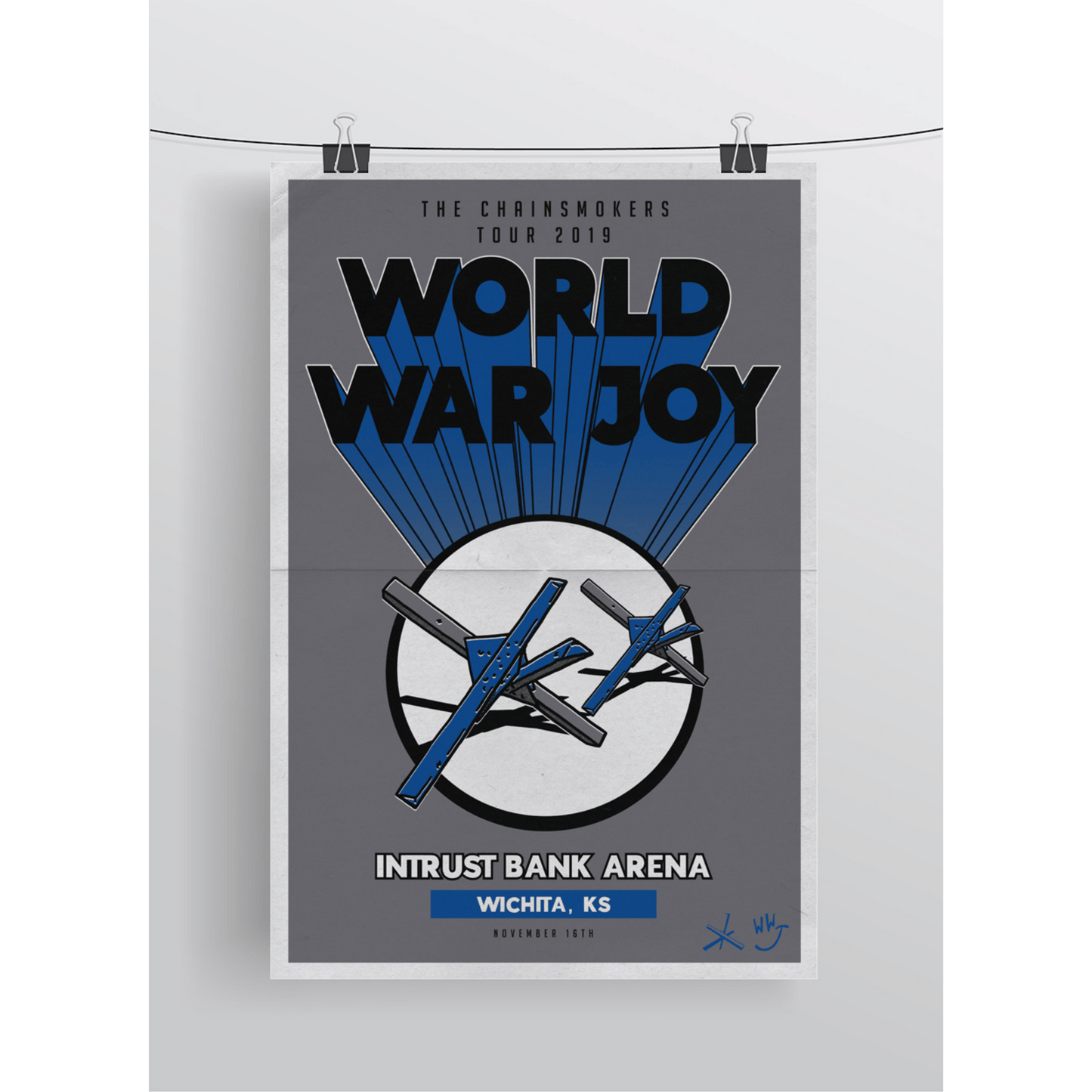 (SIGNED) World War Joy Poster