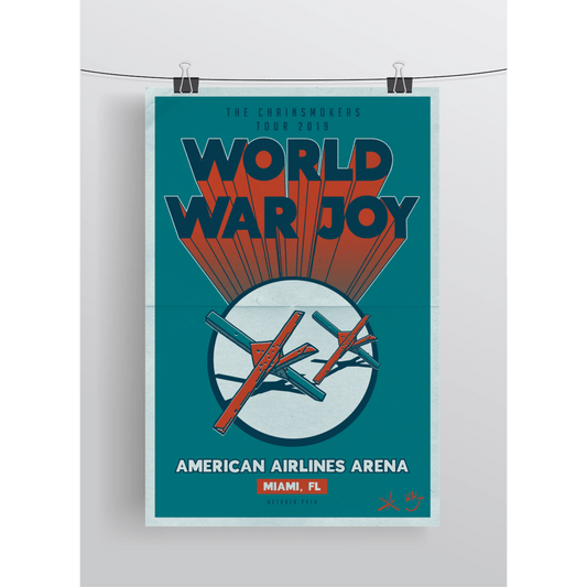 (SIGNED) World War Joy Poster