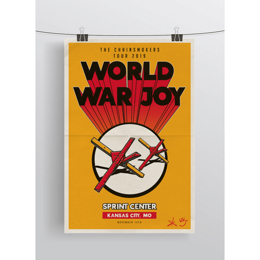 (SIGNED) World War Joy Poster