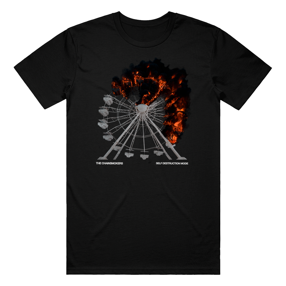 Flaming Ferris Wheel Tee