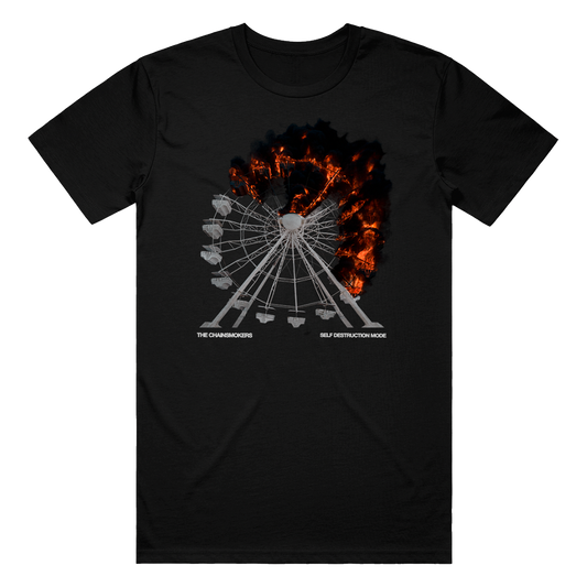 Flaming Ferris Wheel Tee