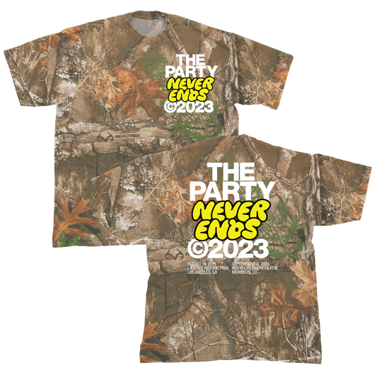 The Party Never Ends Tee - Realtree Camo