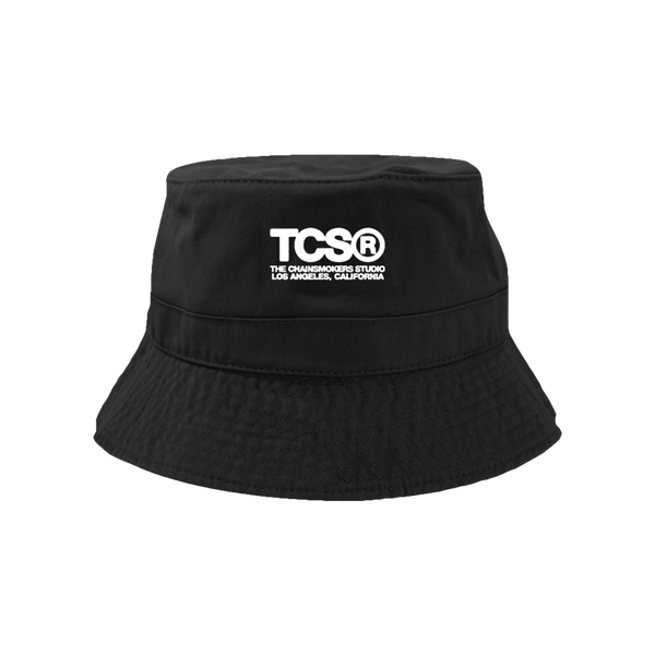 TCS Bucket Hat - Black – The Chainsmokers Store TCS Bucket Hat - Black – The Chainsmokers Store