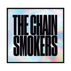 Holographic logo sticker 1 The Chainsmokers