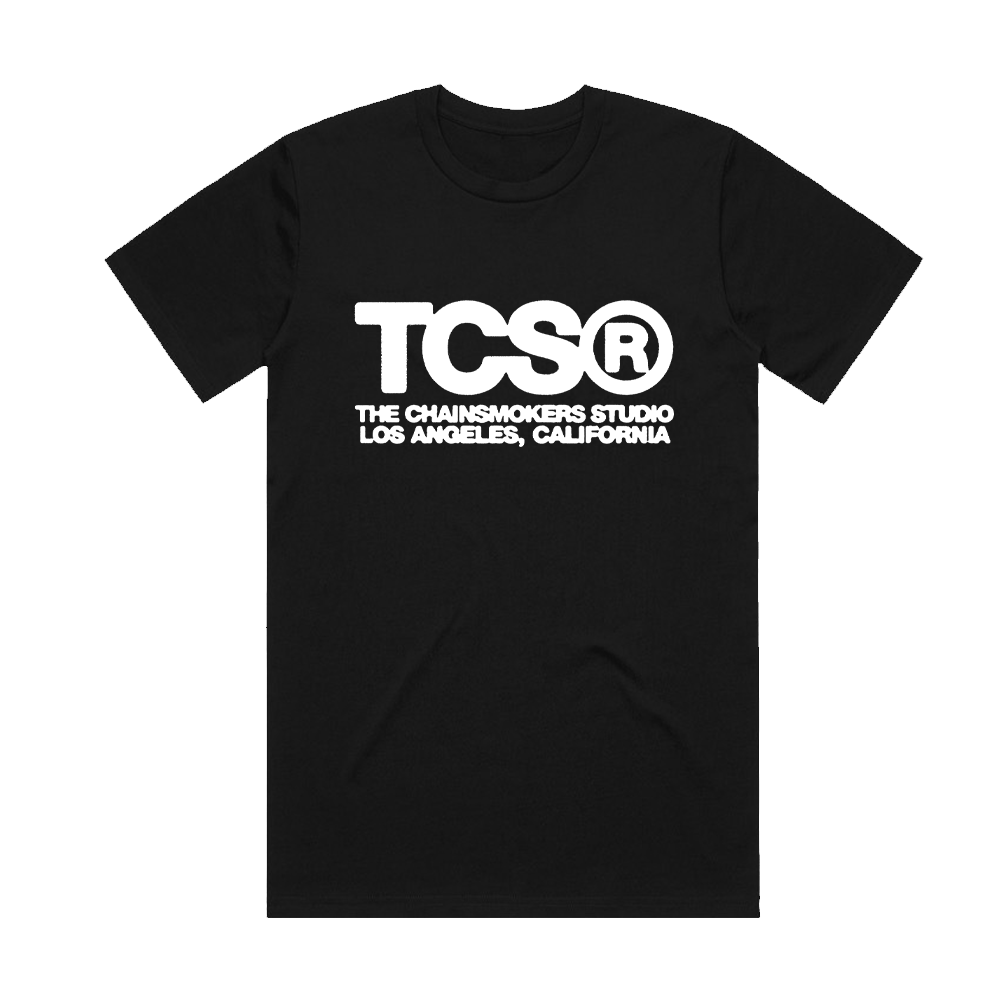 TCS tee black The Chainsmokers