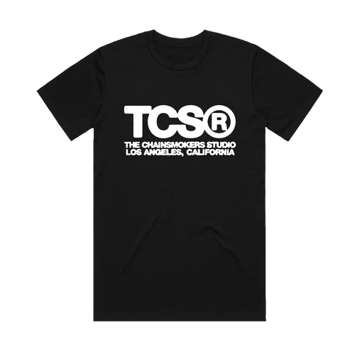 TCS tee black The Chainsmokers
